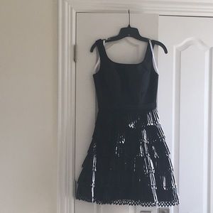 Sherri Hill short black dress